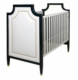 Custom Gramercy Crib - Opulence, Linen and Black