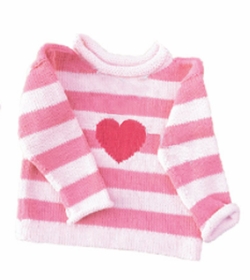 Custom Knit Hearts Sweater