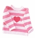 custom knit hearts sweater