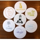 custom letterpress coasters