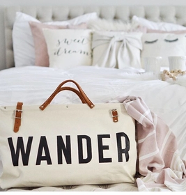 Custom Print Weekender - Natural