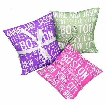 Custom Wedding Pillows