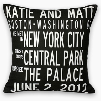 Custom Wedding Pillows
