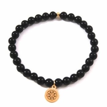Customize Your Charm - Black Onyx Classic Charm Bracelet