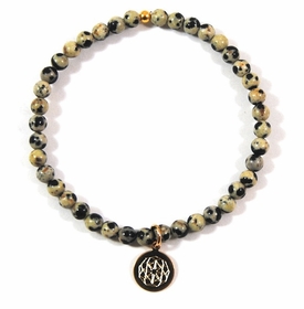 Customize Your Charm - Mini Dalmation Jasper Classic Charm Bracelet