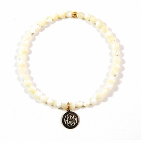 Customize Your Charm - Mini Mother Of Pearl Classic Charm Bracelet