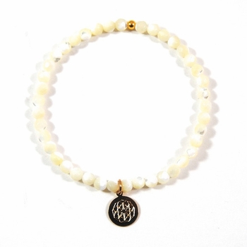 Customize Your Charm - Mini Mother Of Pearl Classic Charm Bracelet