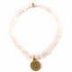 Customize Your Charm - Mini Rose Quartz Classic Charm Bracelet