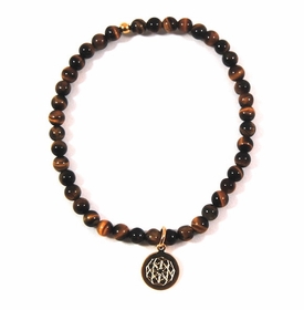 Customize Your Charm - Mini Tigers Eye Classic Charm Bracelet