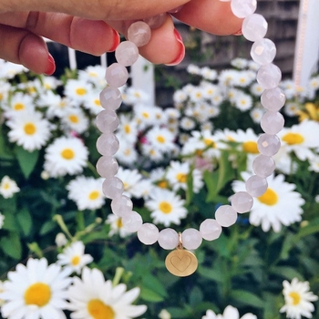 Customize Your Charm - Rose Quartz Classic Charm Bracelet