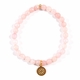 Customize Your Charm - Rose Quartz Classic Charm Bracelet