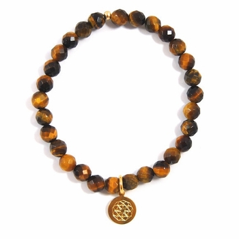 Customize Your Charm - Tigers Eye Classic Charm Bracelet