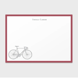 Cyclist Personalized Kids Stationery