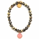 Dalmation Jasper & Pink Chalcedony Aria Bracelet