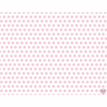 Dancing Dots Pink Baby Stationery
