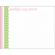 Dancing Dots Pink Baby Stationery