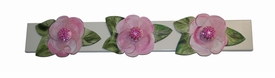 Dark Pink Flower Peg Board