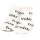 days of the week baby socks