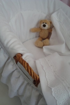 Deluxe Willow Moses Basket Please Contact Us for Pricing