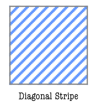 diagonal stripe