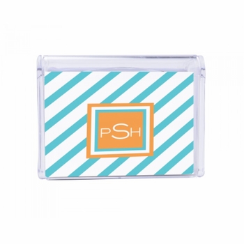 diagonal stripes children's note box