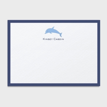 Dolphin Personalized Kids Stationery
