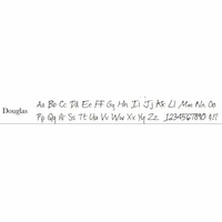 douglas font