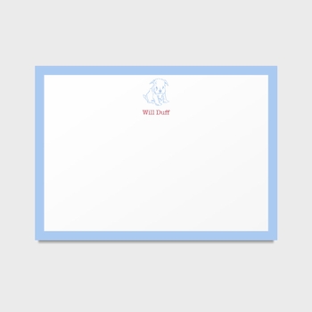 Duff Pup Personalized Kids Stationery