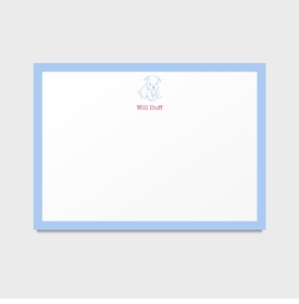 Duff Pup Personalized Kids Stationery