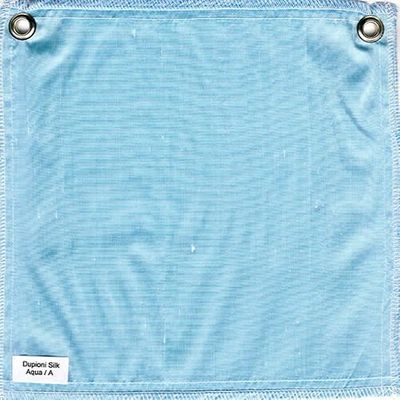 Dupioni Silk Aqua (Grade A)