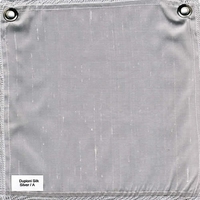 Dupioni Silk Silver(Grade A)