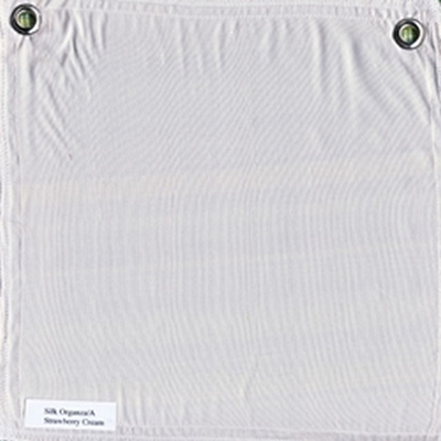 Dupioni Silk Strawberry Cream (Grade A)