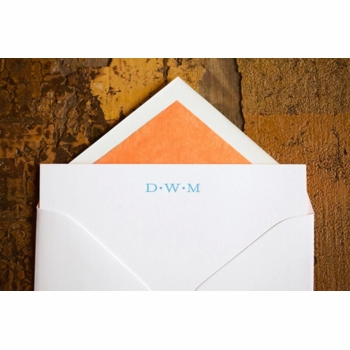 DWM Monogram Personalized Kids Stationery