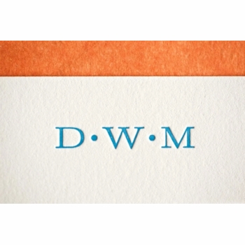 DWM Monogram Personalized Kids Stationery