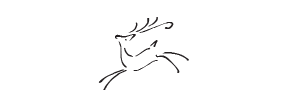 e71 - leaping reindeer
