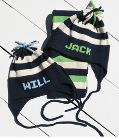 Ear Flap Hat and Scarf Set