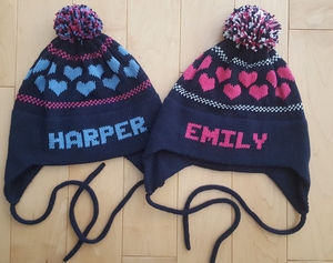 personalized ear flap hats