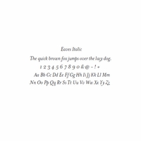 eaves italic