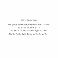 eaves small caps