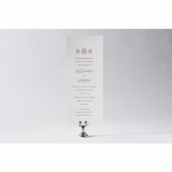 elegance engagement party card
