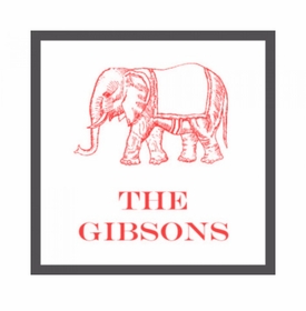 Elephant Baby Gift Stickers