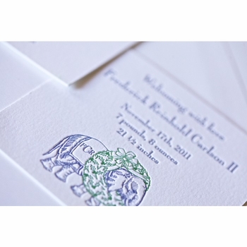 elephant family holiday card