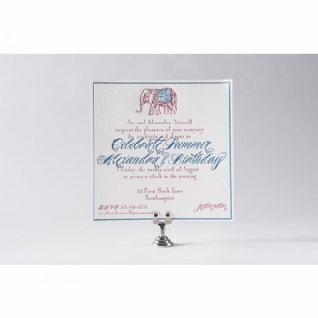 Elephant Invitation Cocktail & Dinner Parties