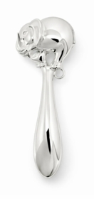 Elephant Sterling Silver Baby Rattle