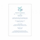 Ellie & Will Menu Card
