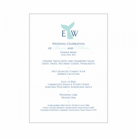 Ellie & Will Menu Card