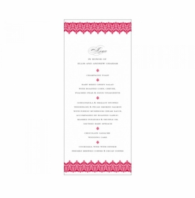 Ellis & Andrew Menu Card