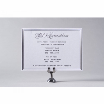 Ellis & Andrew Save the Date Hotel Accommodations