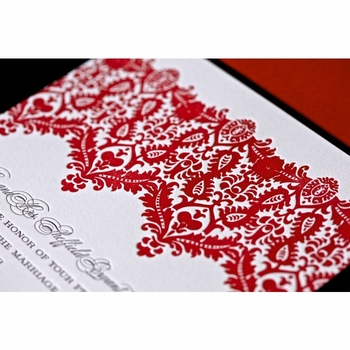 ellis & andrew wedding invitation