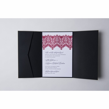 ellis & andrew wedding invitation